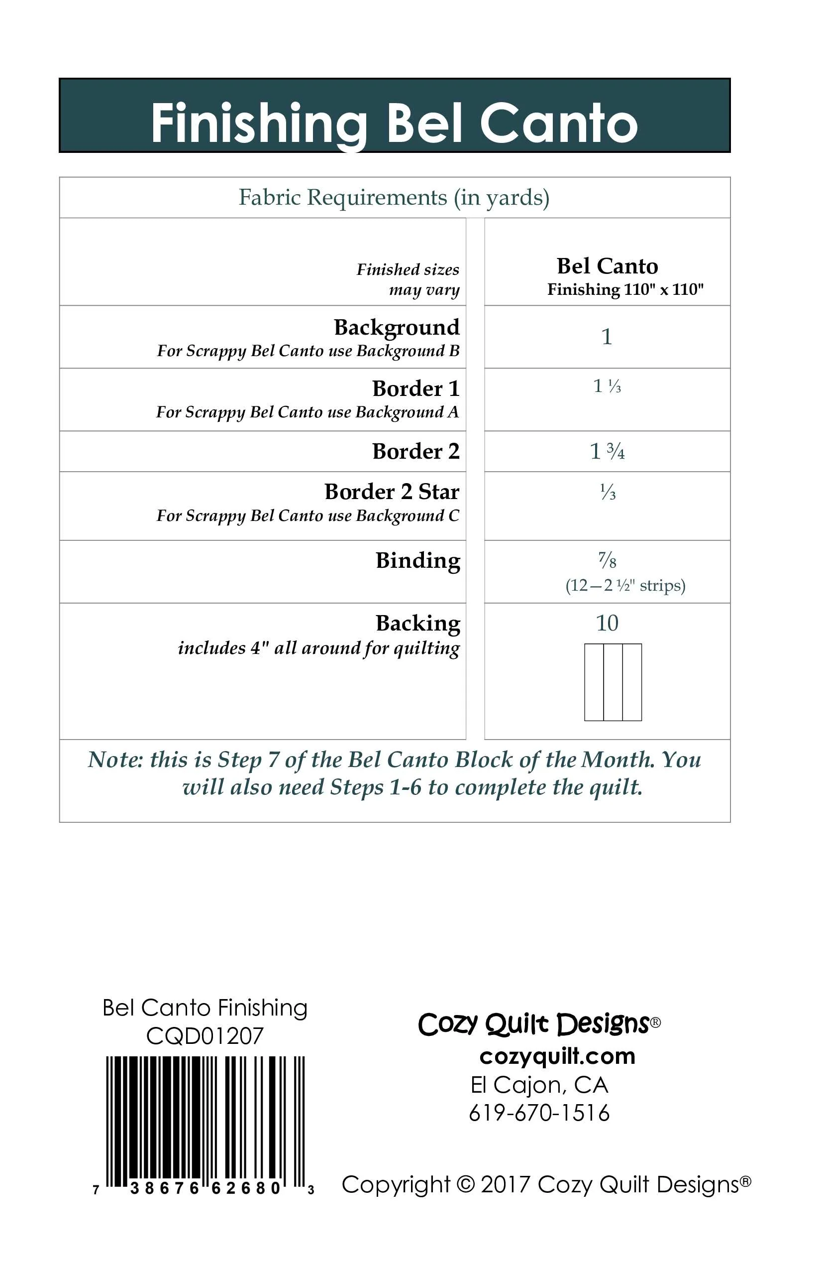 Finishing (Bel Canto Step 7) - Image 2