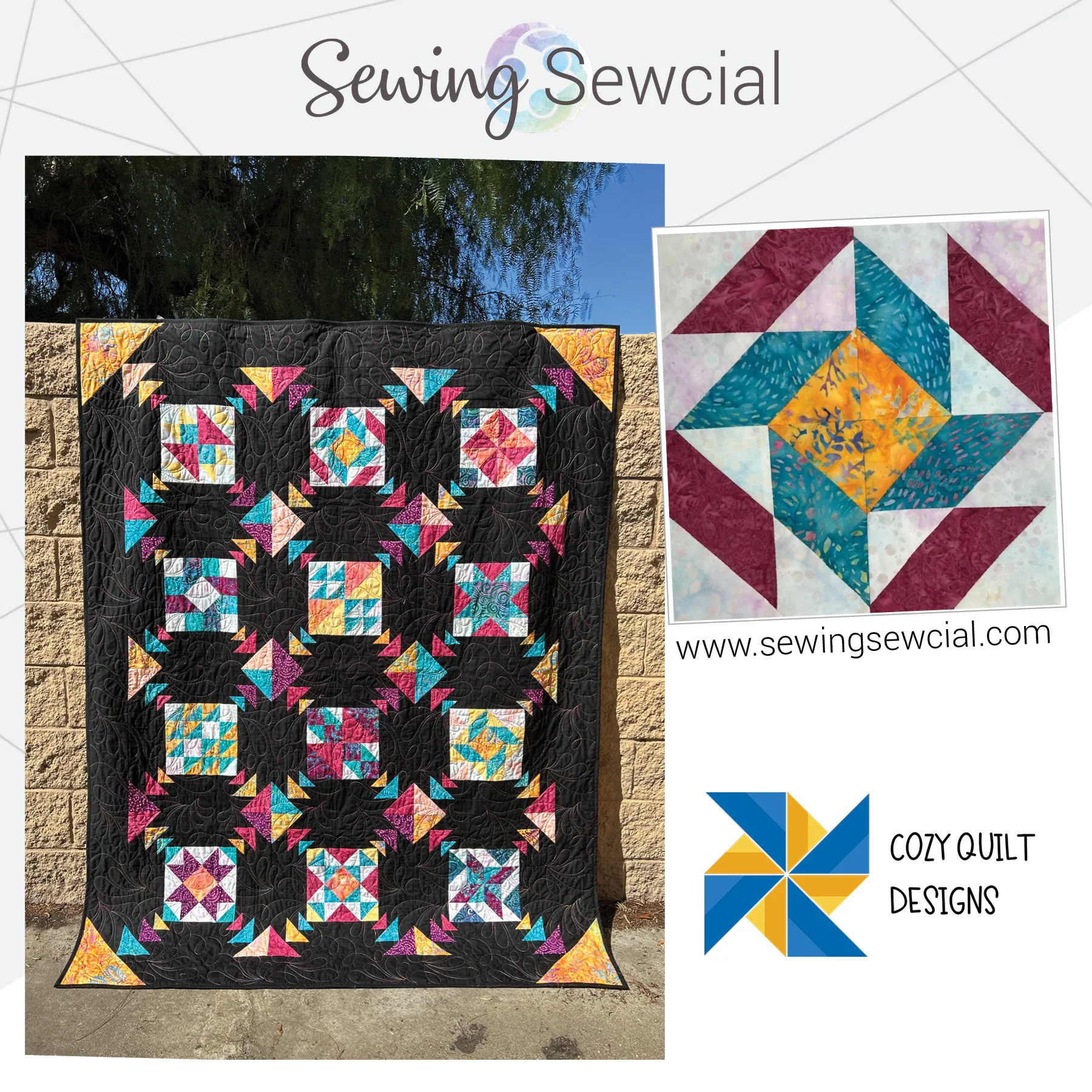 Pineapple Smoothie: Finishing Kit - [Sewing Sewcial 2025]