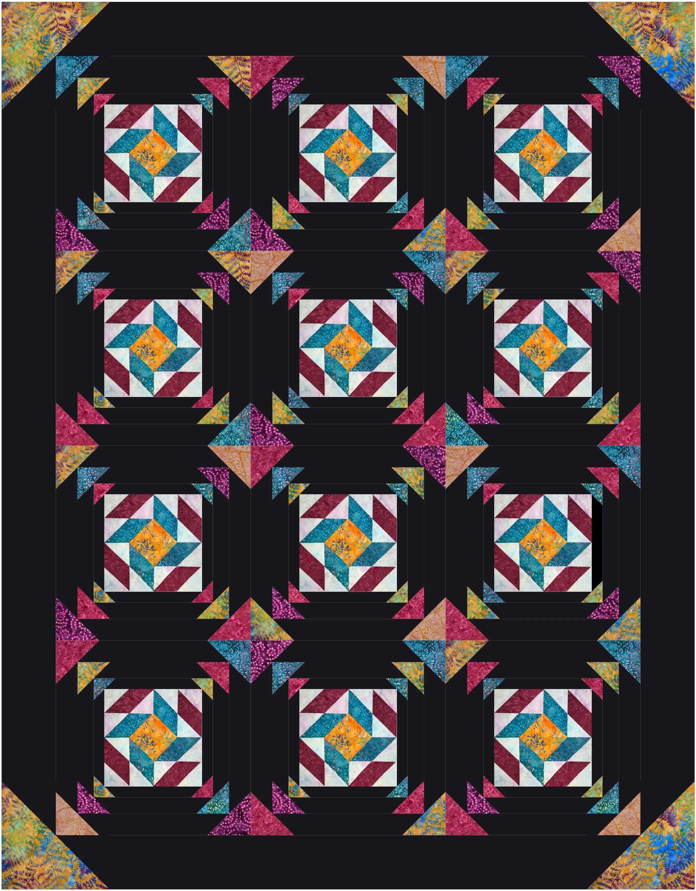 Pineapple Smoothie: Finishing Kit - [Sewing Sewcial 2025] - Image 2