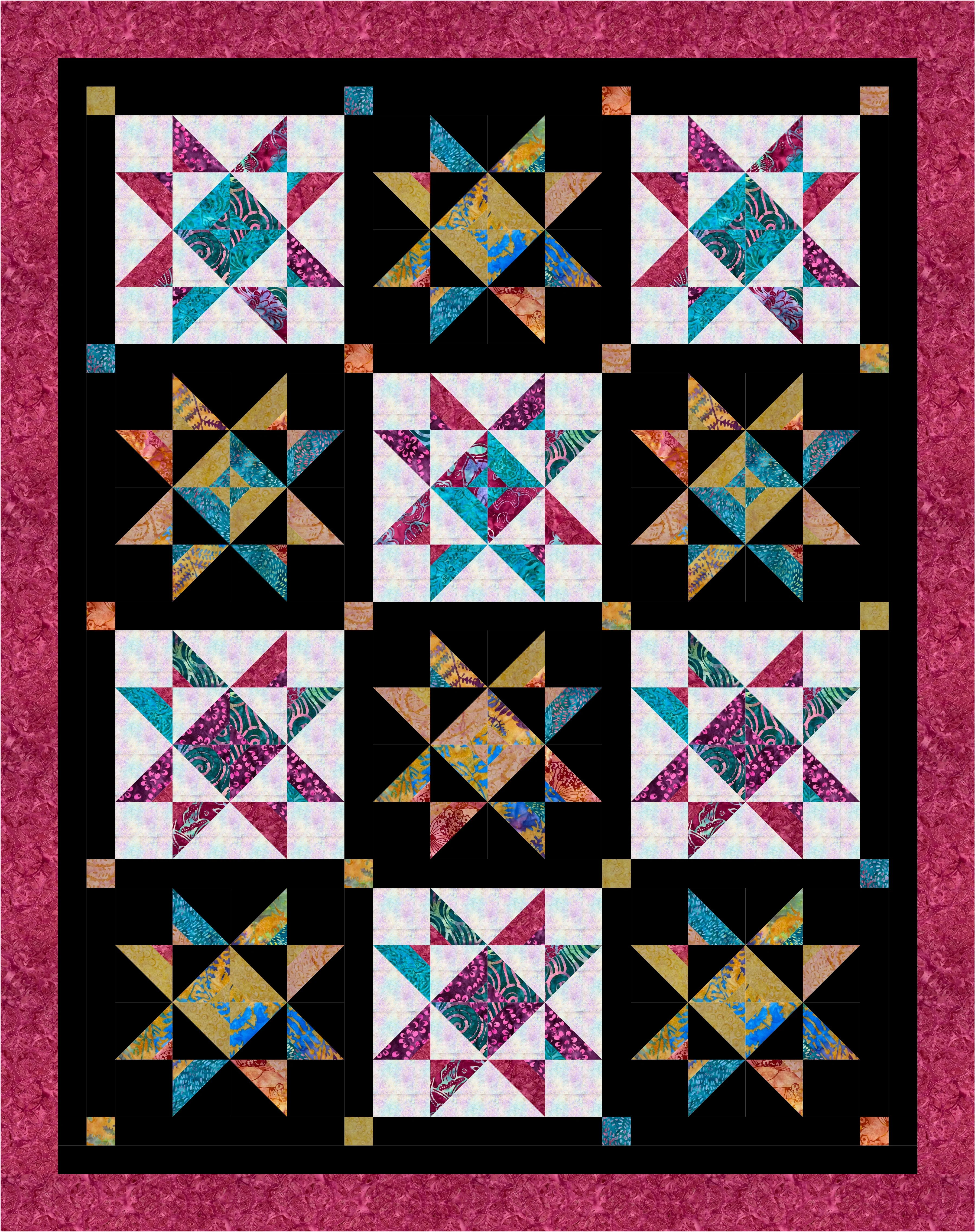 Star Struck Quilt Kit - Twin