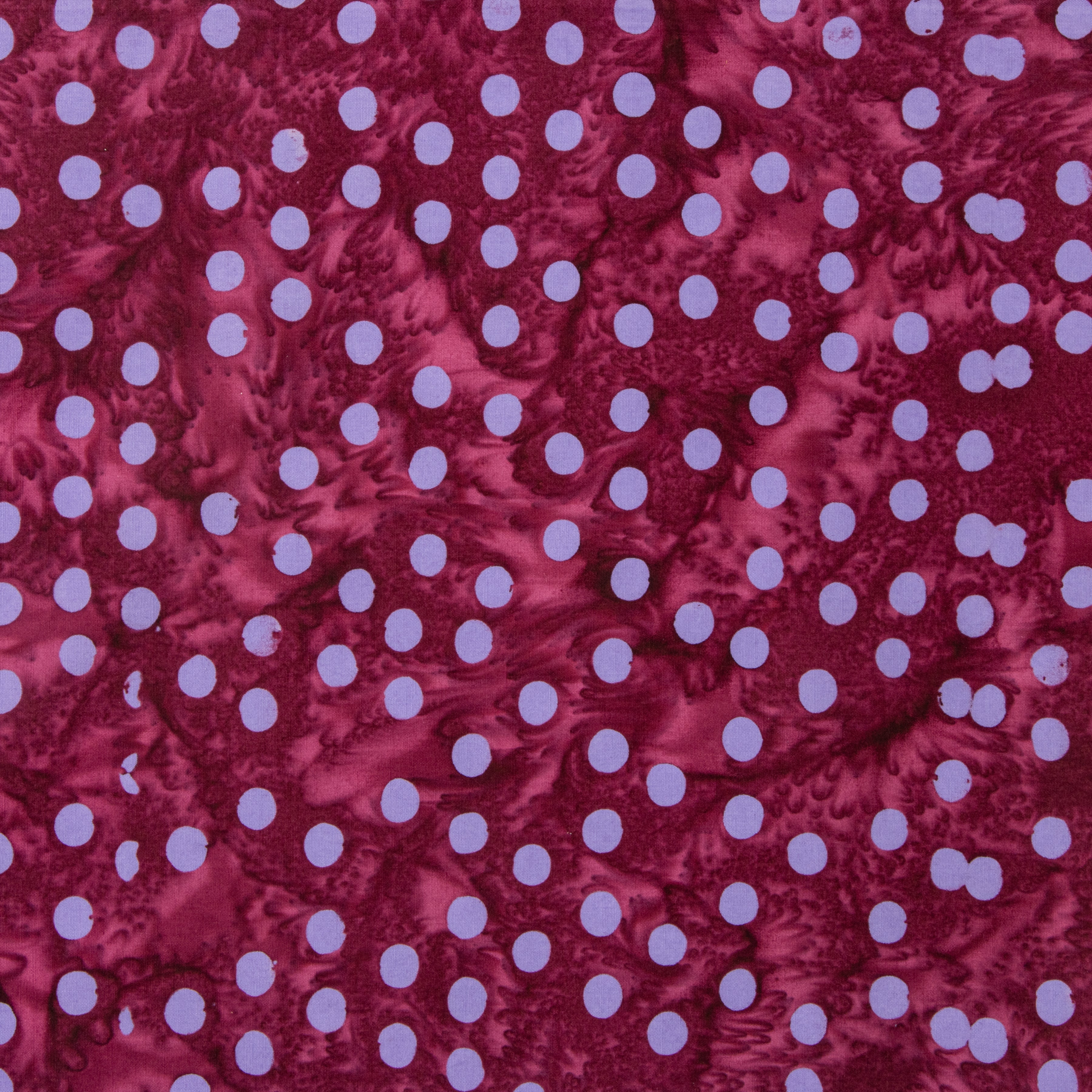 RILEY BLAKE - EXPRESSIONS BATIKS ELEMENTALS POLKA POP BERRY PERSIMMON